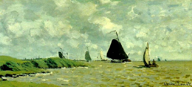 Claude Monet scheldemynningen oil painting image